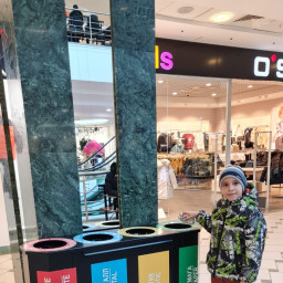 Разделение мусора в торговых центрах Казани